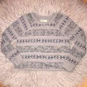Hollister Pullover Sweatshirt with tribal design